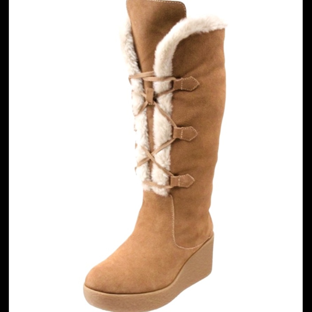 Women’s Michael Kors Suede Winter Wedge Boots